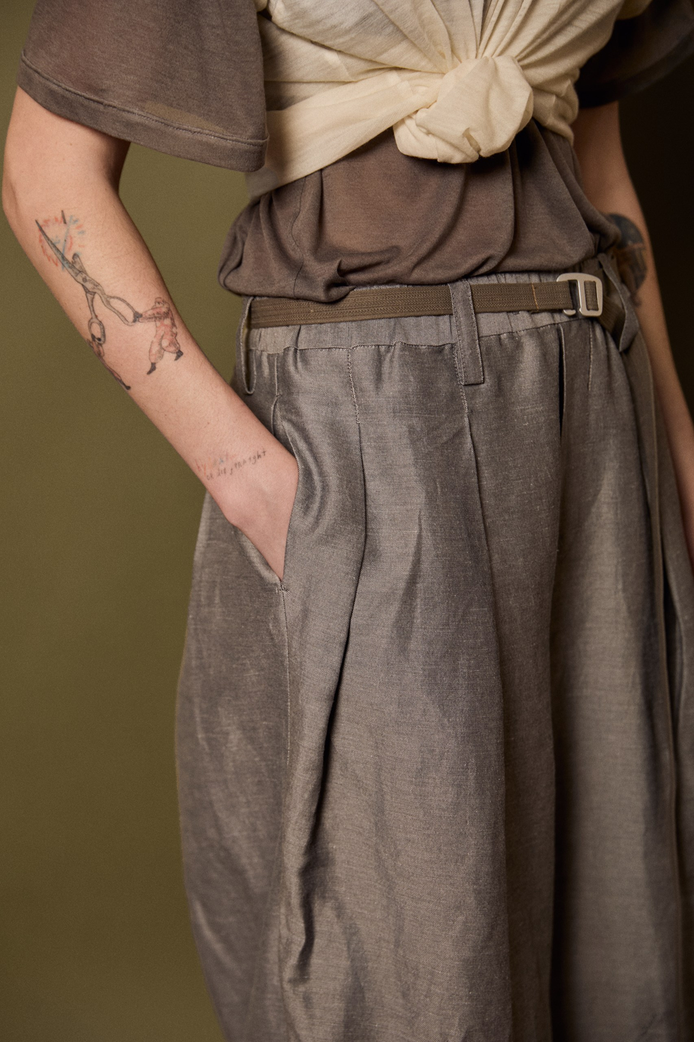 Pocket detail – Patternalism sewing pattern #0202