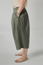 Side view of men shorts from Patternalism sewing pattern #0201